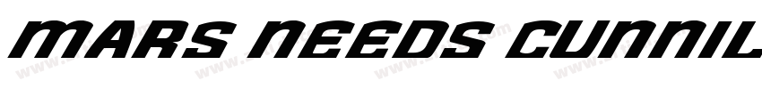 Mars needs cunniling字体转换